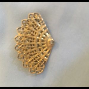 Vintage Fan Brooch
